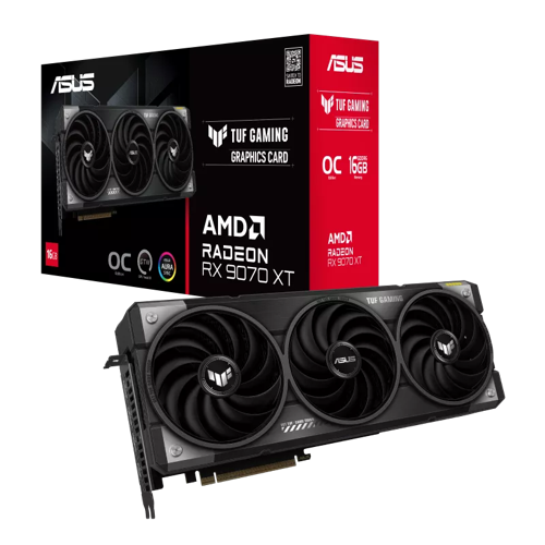 ASUS TUF Gaming Radeon RX 9070 XT 16GB GDDR6 OC Ed Graphics Card